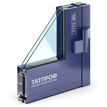 Алюминиевая дверь Татпроф с профилем тпт65