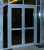 Алюминиевая дверь 800x2200 мм. GFTD36202